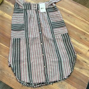 Free People Train of Love skirt missing buttons